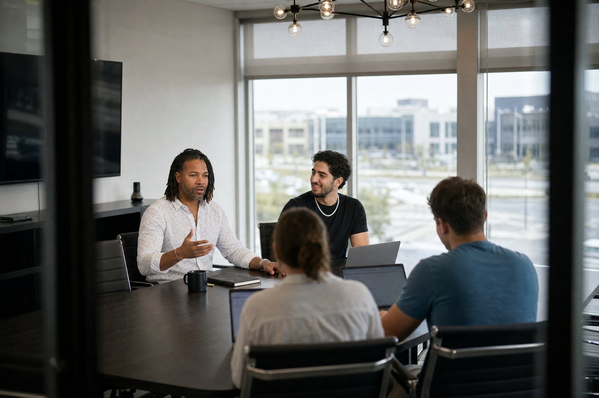 The creatorXchange team in a working session